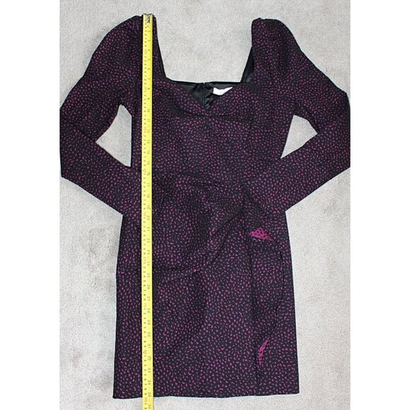 New w/Tags - Parker "Muccia" 80s-Style Sweetheart Dress, Velvet Jacquard - sz 10 - Picture 10 of 14
